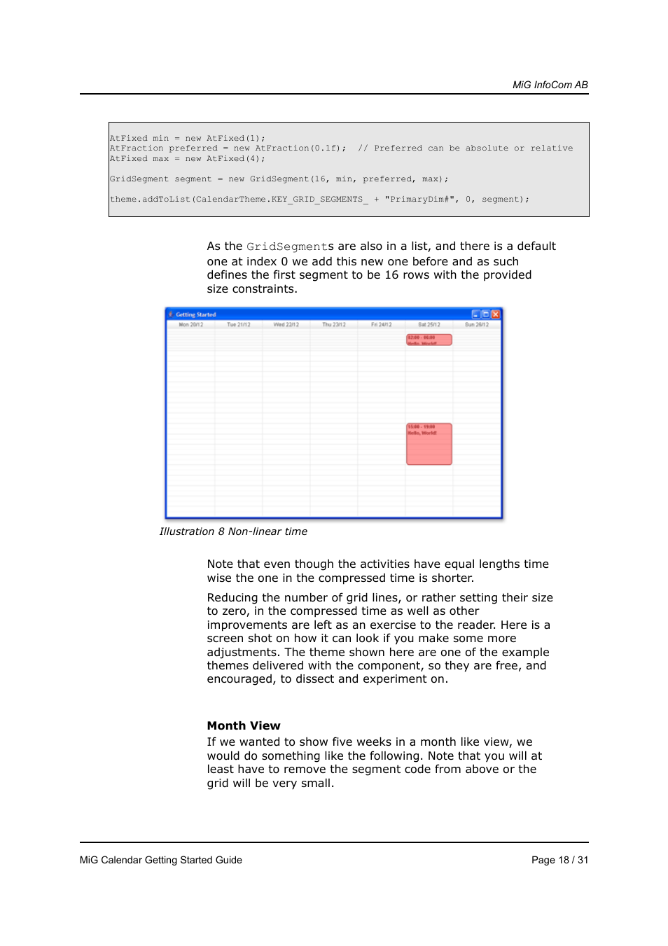 MiG InfoCom MiG Calendar Getting Started Guide User Manual | Page 18 / 31