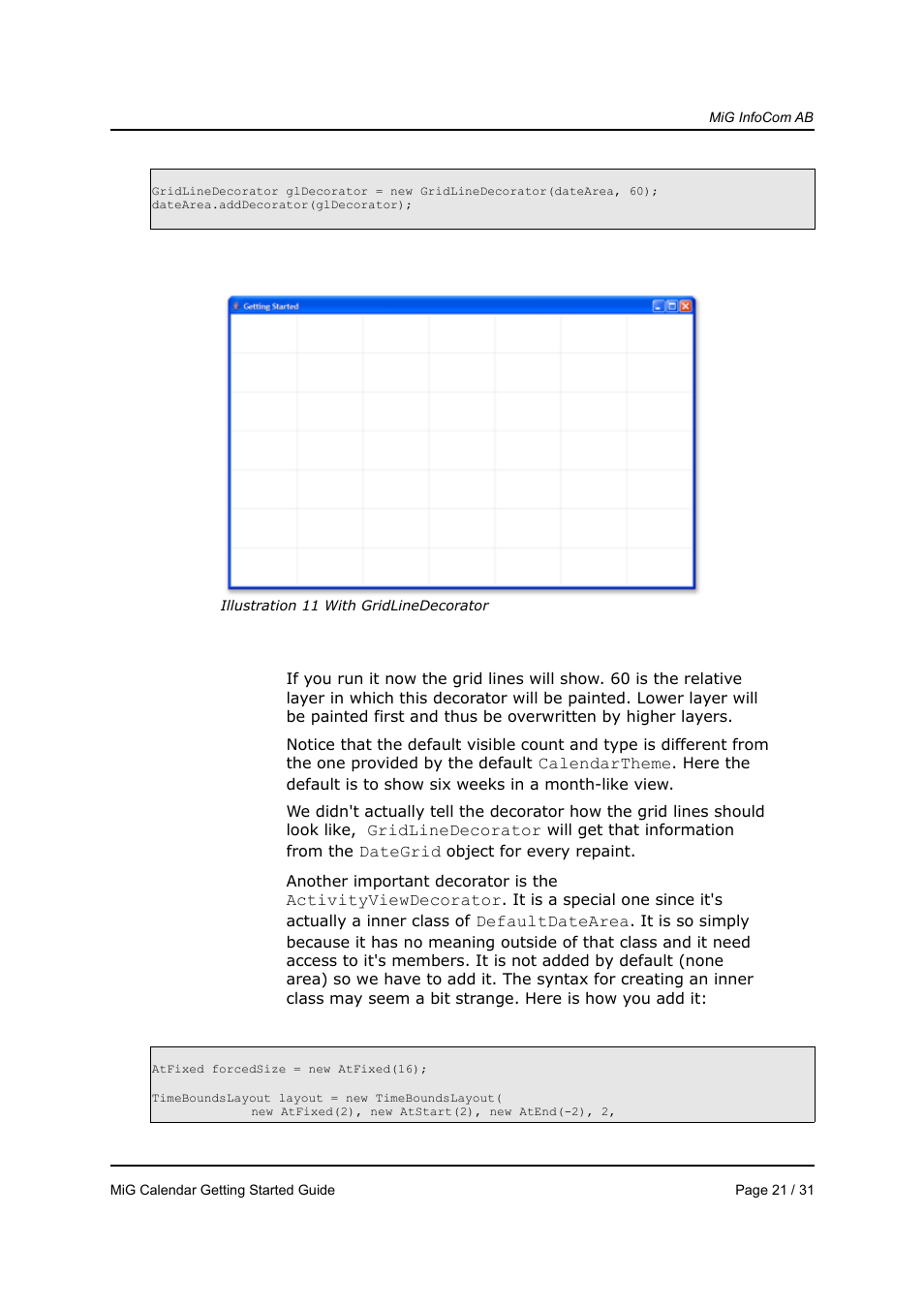 MiG InfoCom MiG Calendar Getting Started Guide User Manual | Page 21 / 31