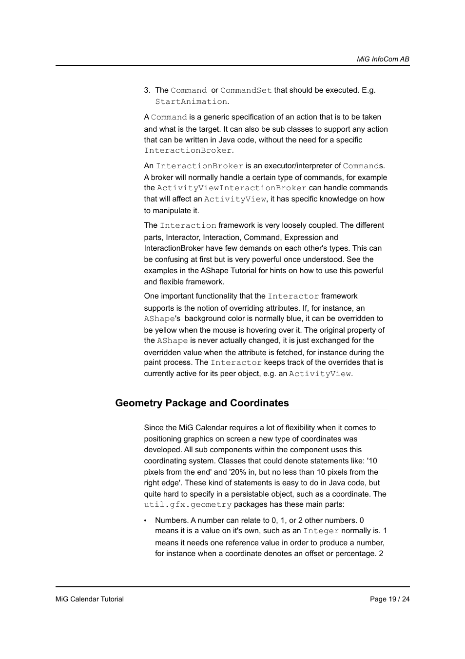 Geometry package and coordinates | MiG InfoCom MiG Calendar Tutorial User Manual | Page 19 / 24