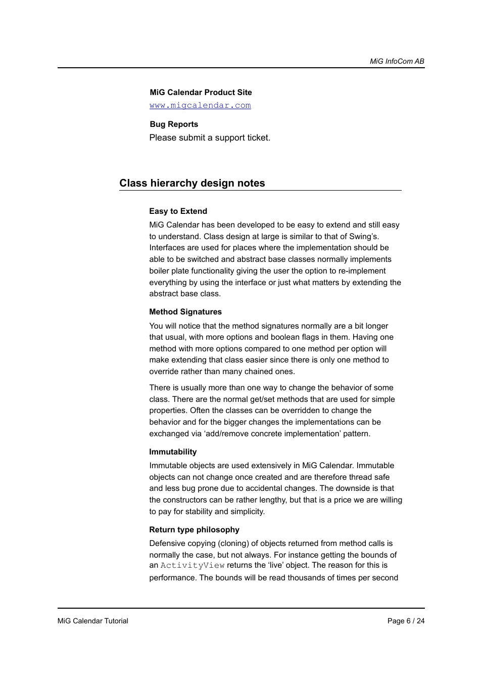 MiG InfoCom MiG Calendar Tutorial User Manual | Page 6 / 24