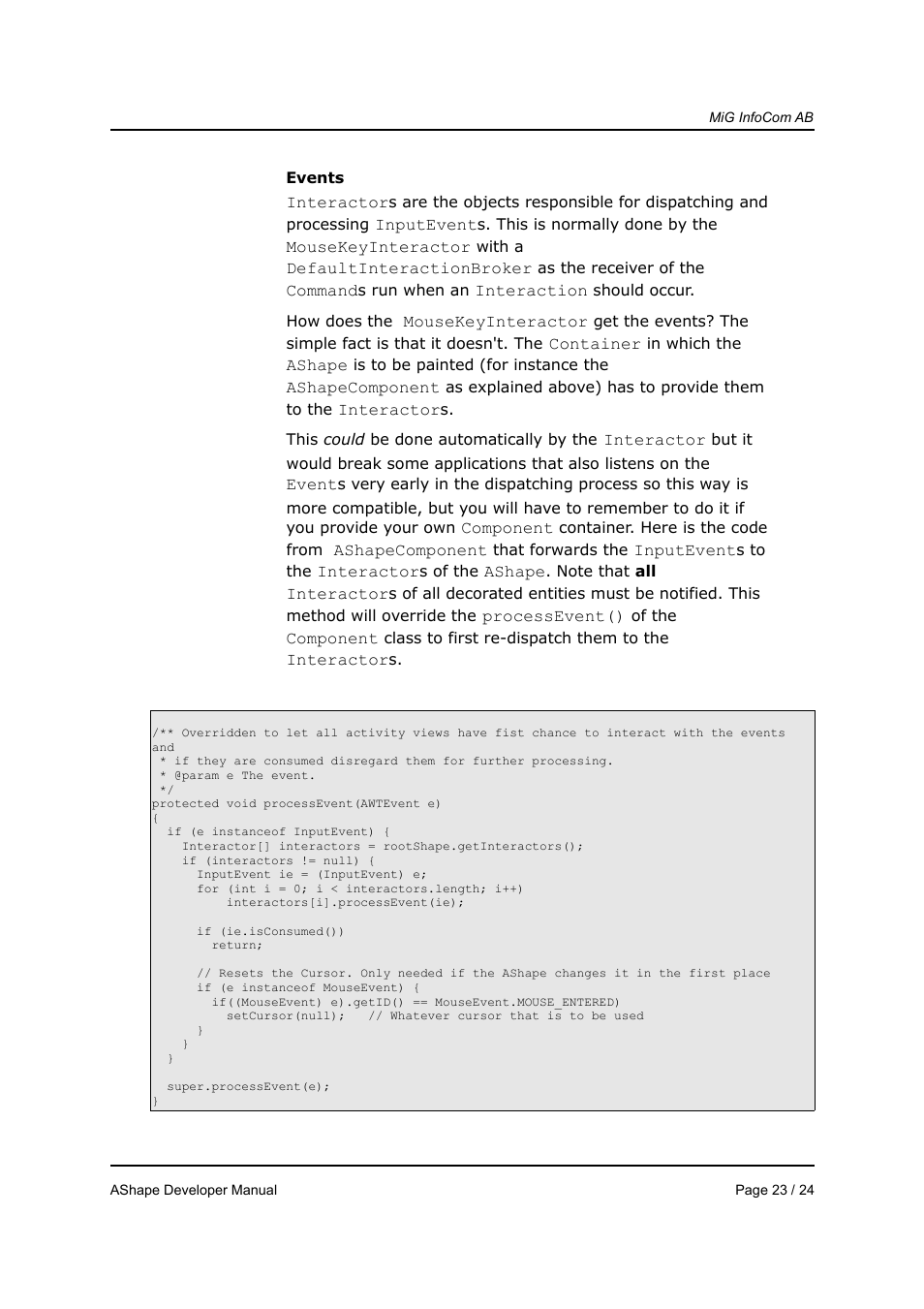 MiG InfoCom MiG Calendar AShape Developer Manual User Manual | Page 23 / 24