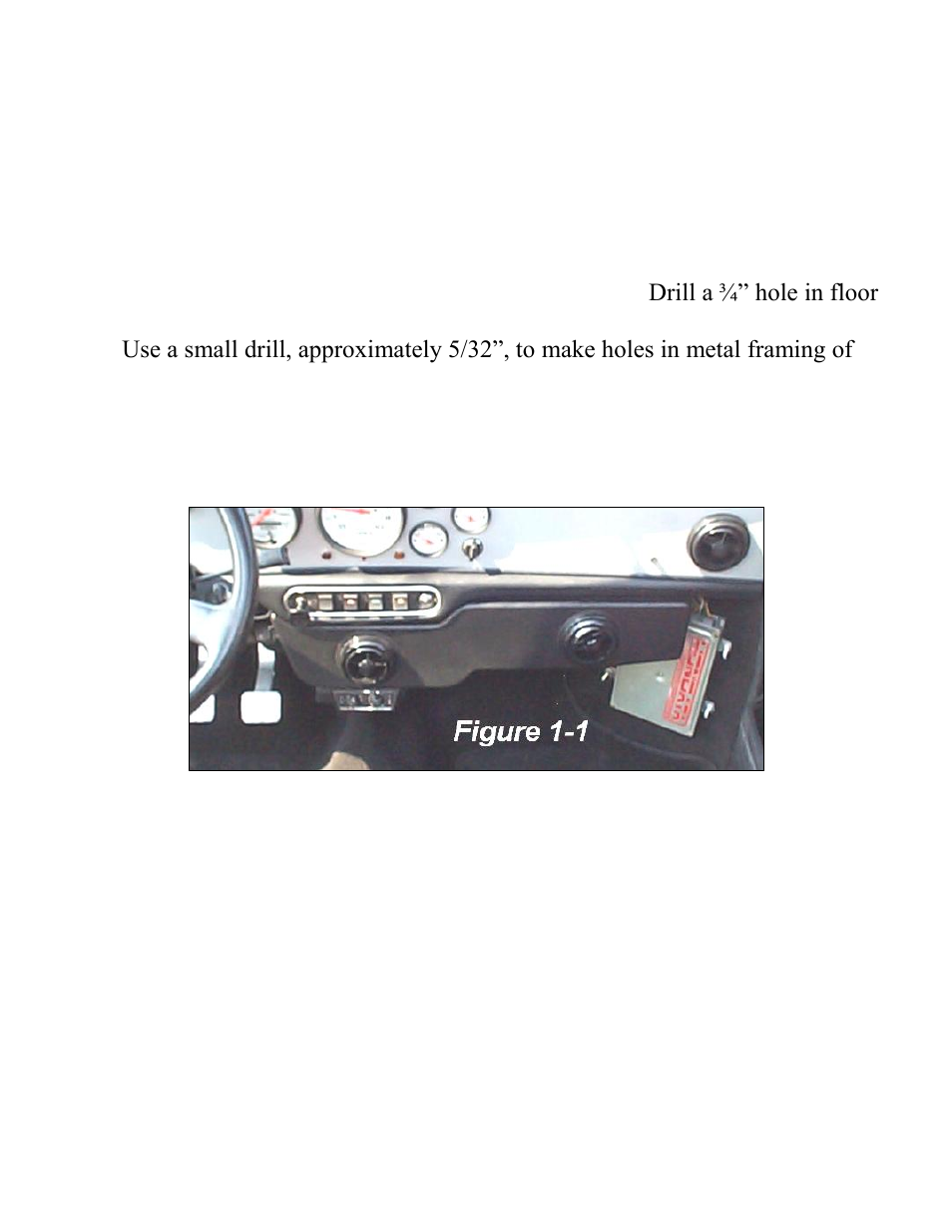 Evaporator/heater mounting: (figure 1-1) | Mini Tec A Kit User Manual | Page 3 / 12