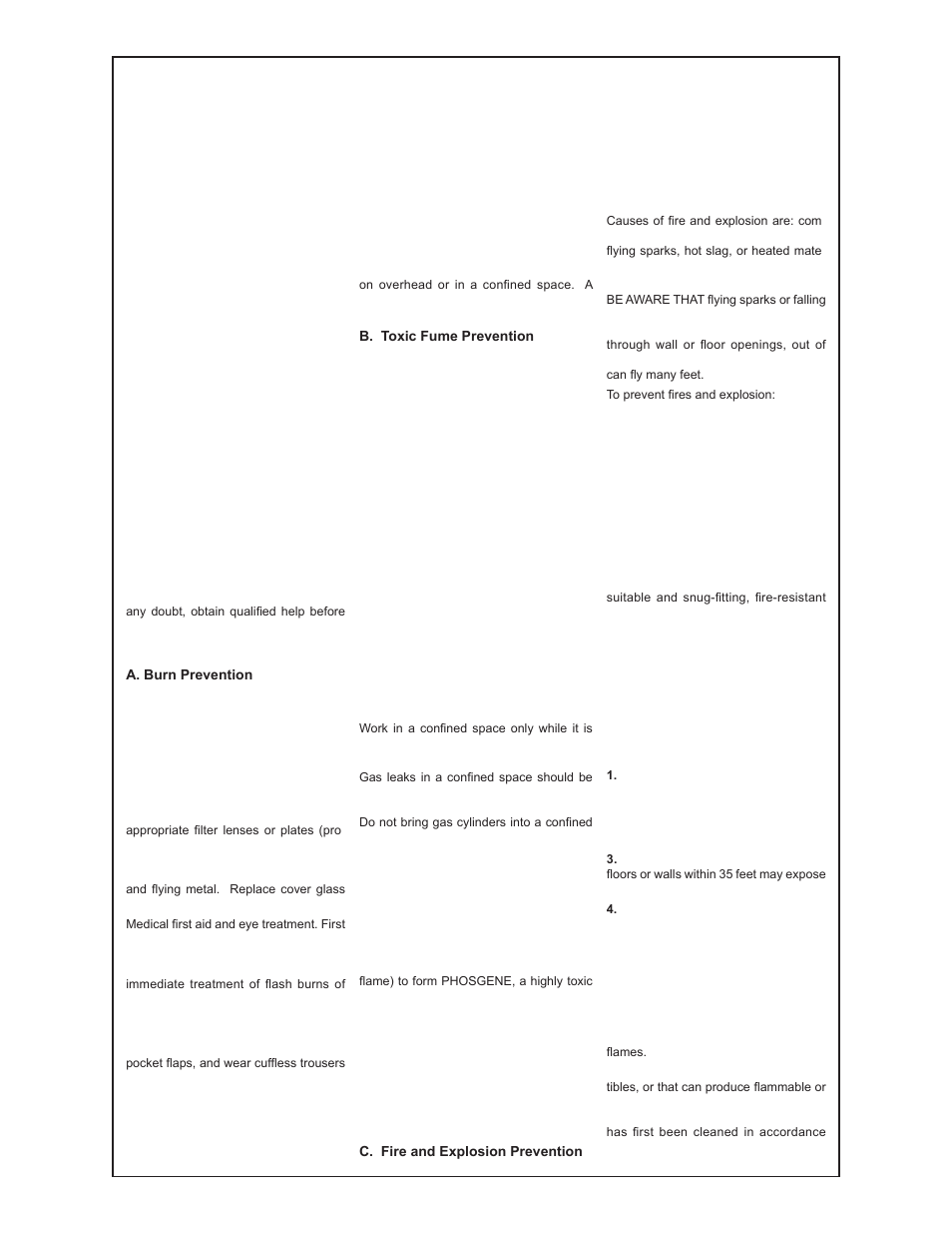 Safety considerations, Electric arc welding equipment | MK Products CobraCooler User Manual | Page 5 / 20