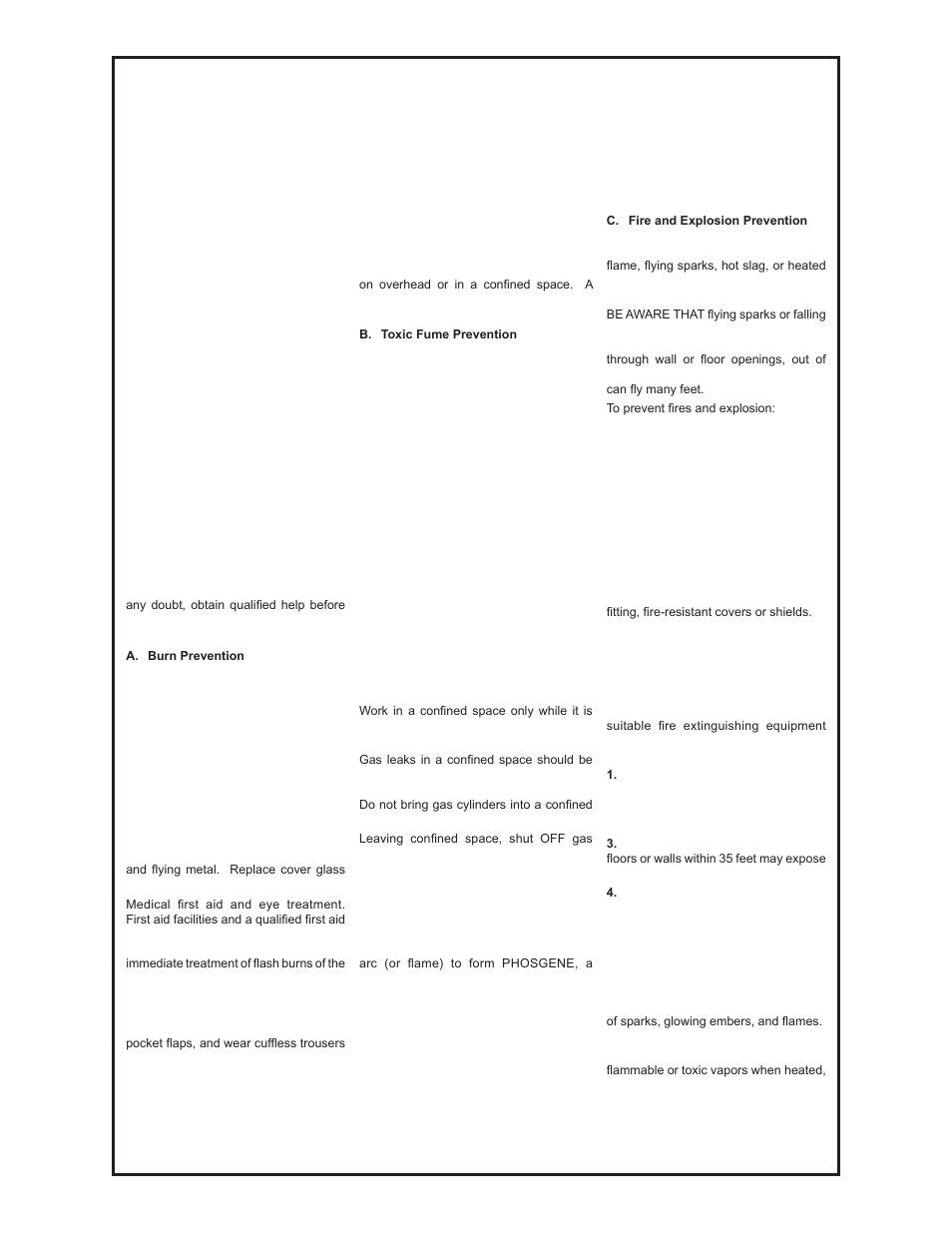 Safety considerations, Electric arc welding equipment | MK Products DiamondBack Weldhead User Manual | Page 5 / 30