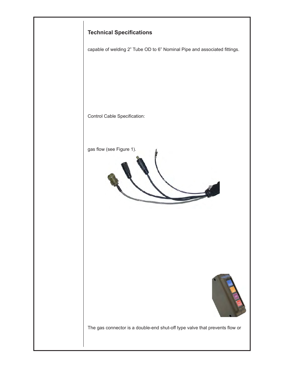 Technical specifications, Figure 1, Figure 2 | MK Products DiamondBack Weldhead User Manual | Page 9 / 30