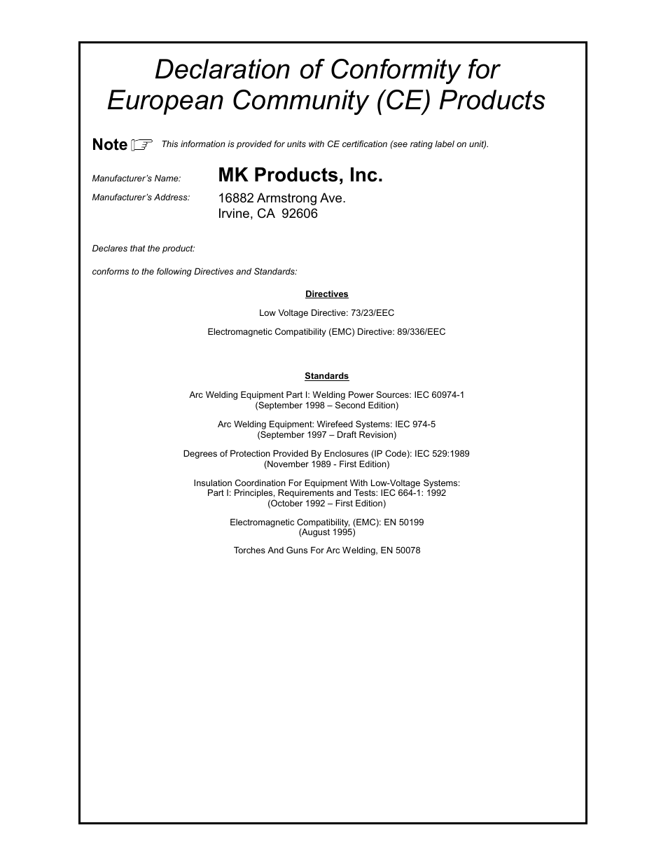 Python, Copperhead, Xr-control | Mk products, inc, Miller electric mfg. co | MK Products Copperhead Weldhead User Manual | Page 4 / 42