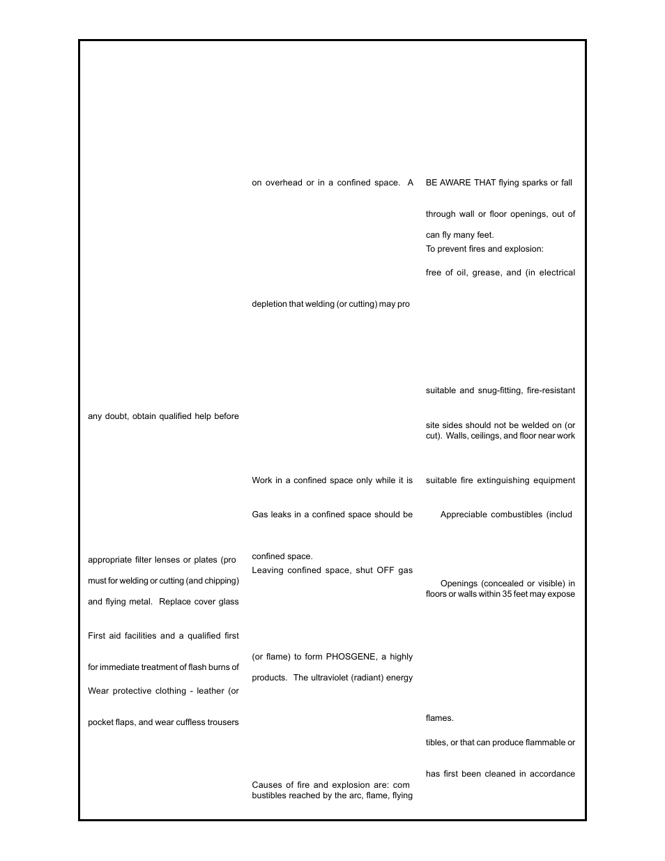 Safety considerations, Electric arc welding equipment | MK Products Copperhead Weldhead User Manual | Page 5 / 42