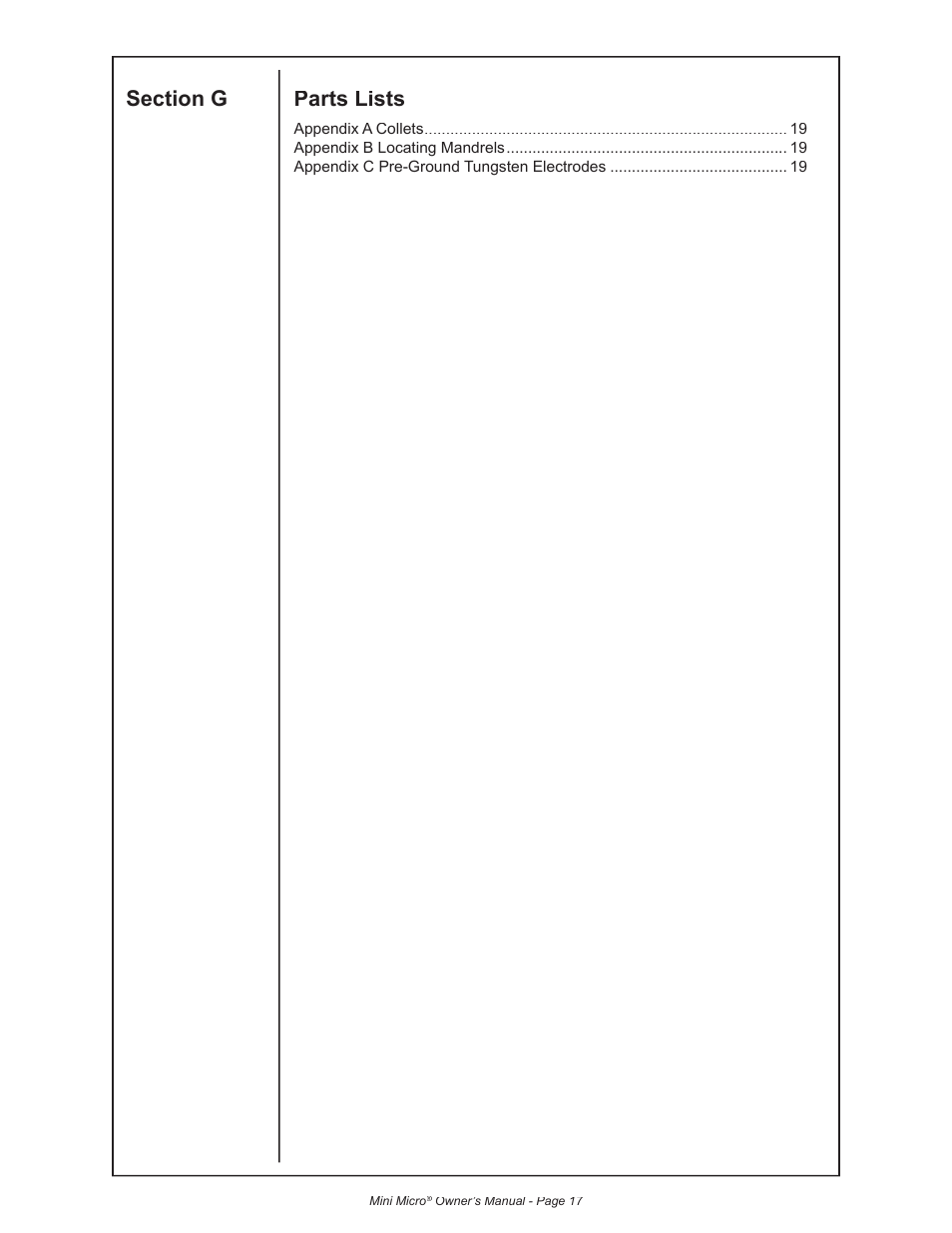 MK Products MiniMicro Orbital Weldhead User Manual | Page 23 / 30