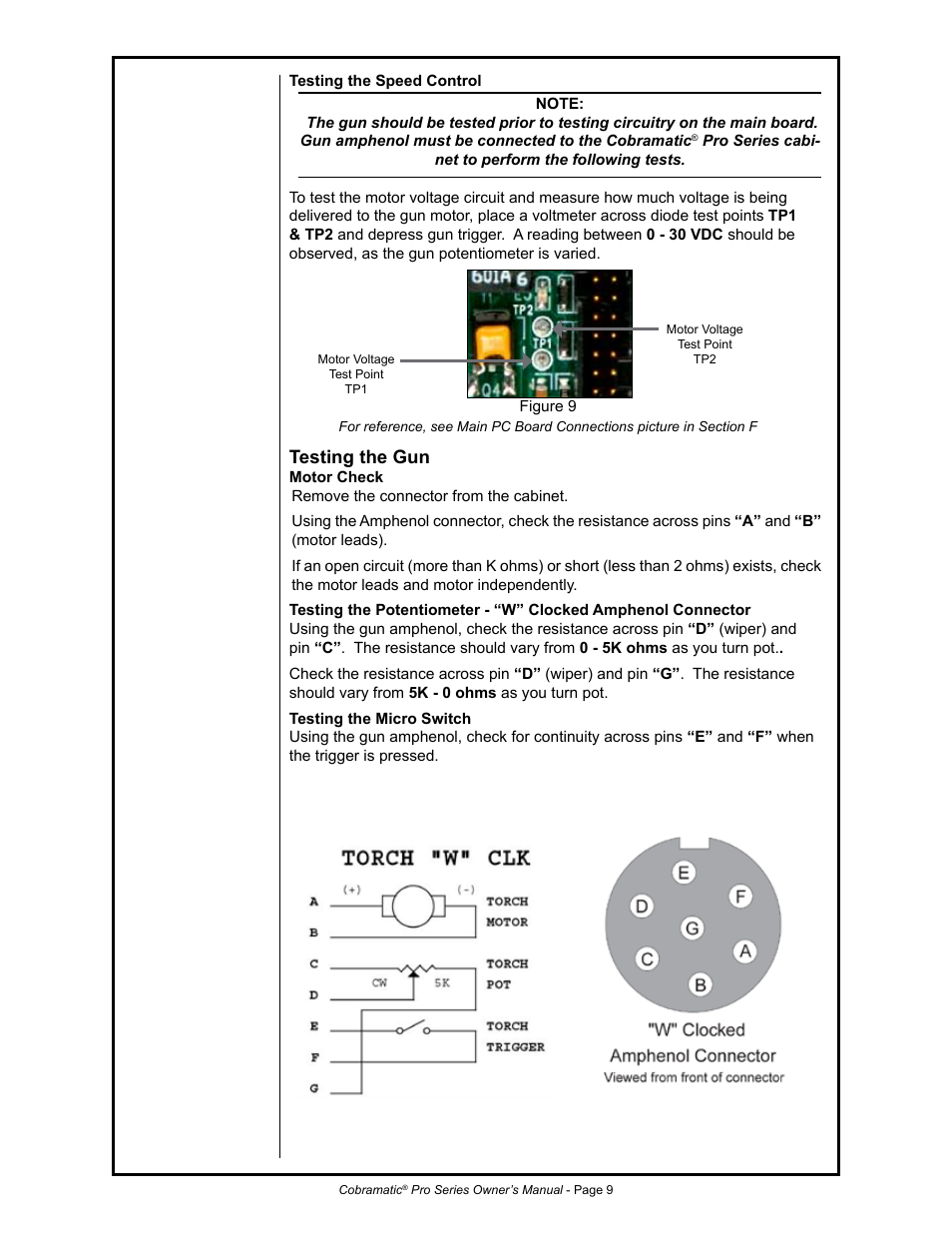 Testing the gun | MK Products MK Cobramatic Pro Series User Manual | Page 16 / 43