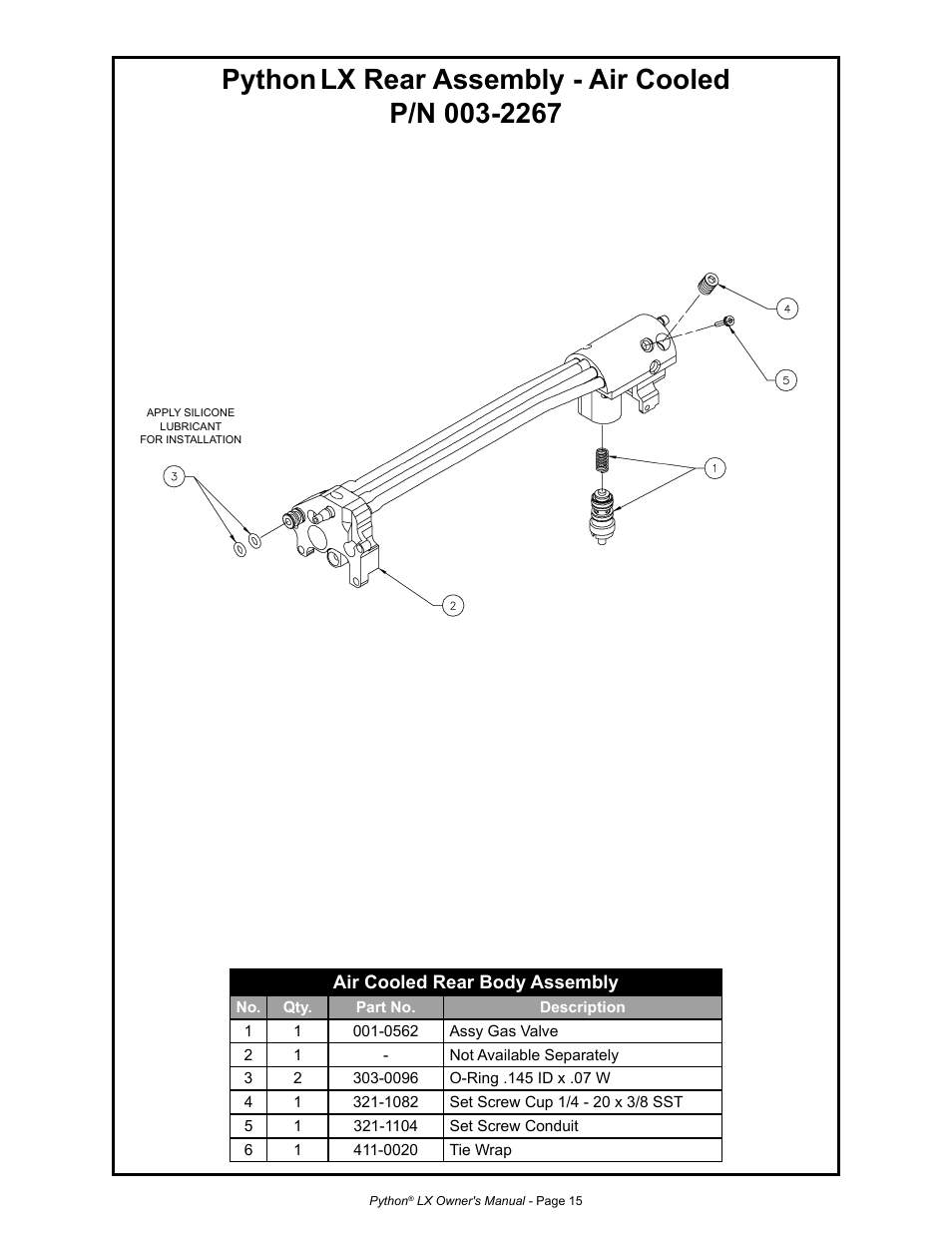 Python | MK Products Python LX Torch User Manual | Page 22 / 37