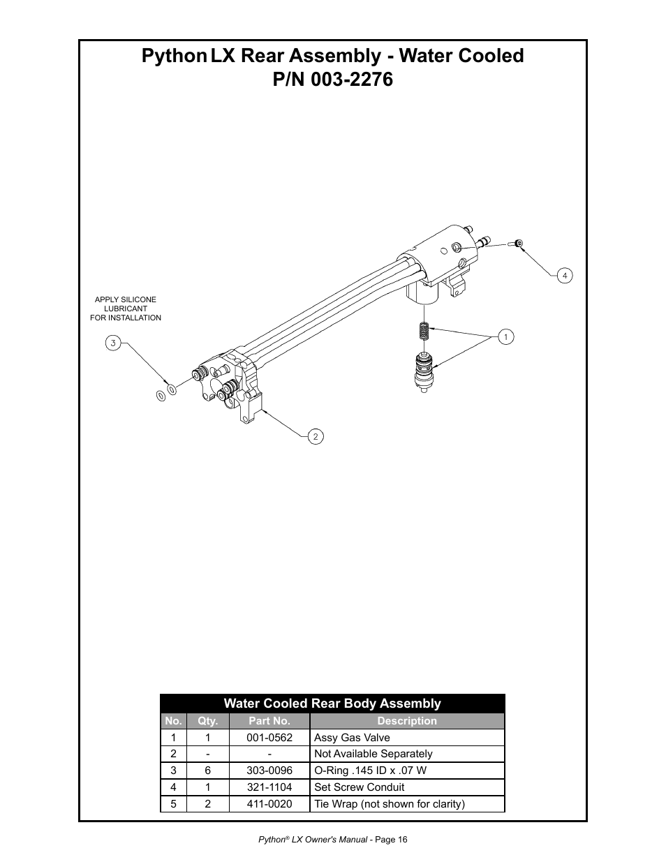 Python | MK Products Python LX Torch User Manual | Page 23 / 37