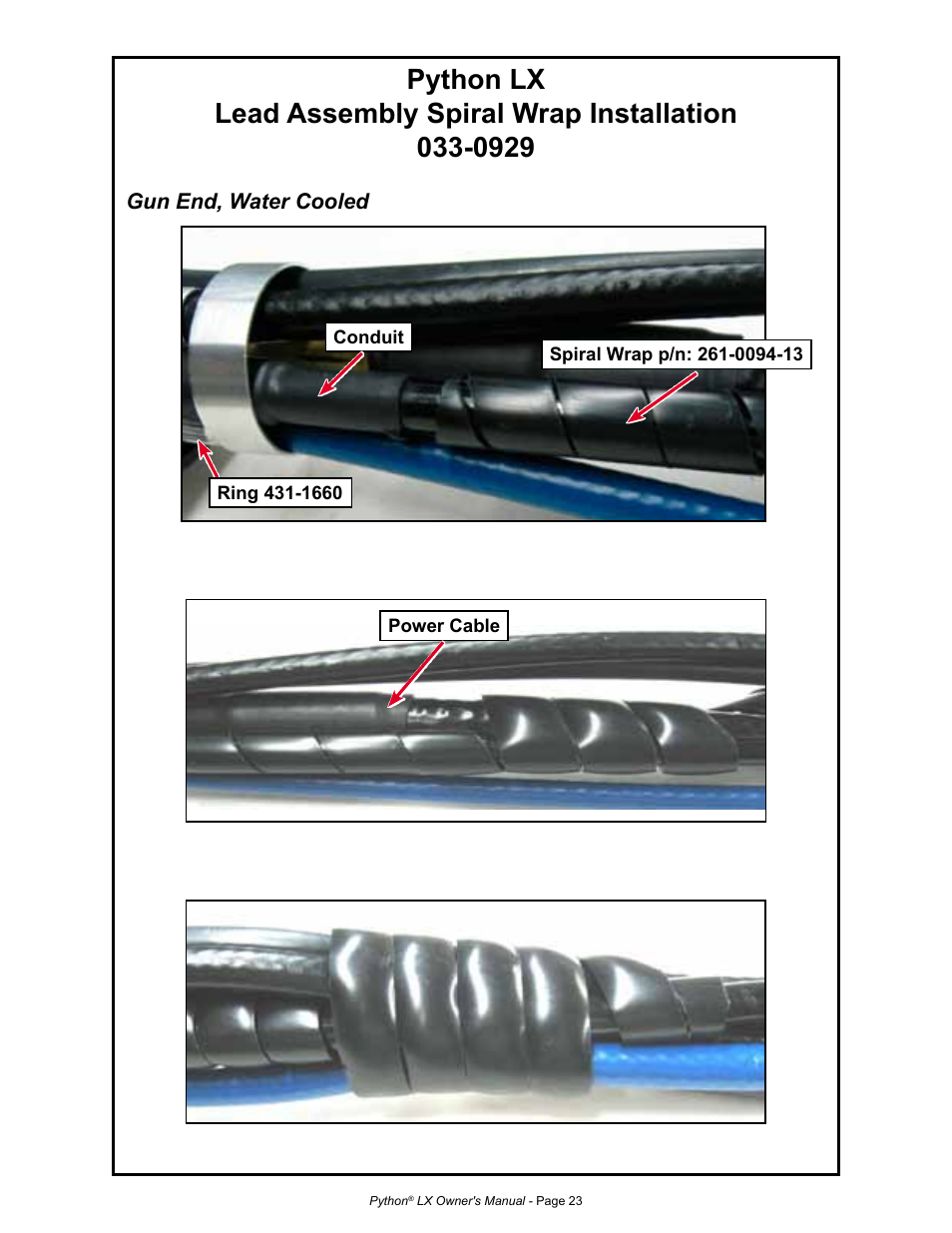 MK Products Python LX Torch User Manual | Page 30 / 37