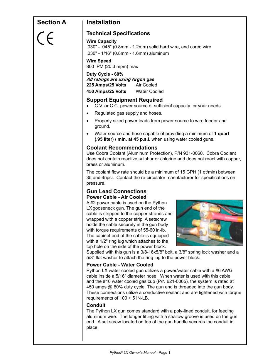 MK Products Python LX Torch User Manual | Page 8 / 37