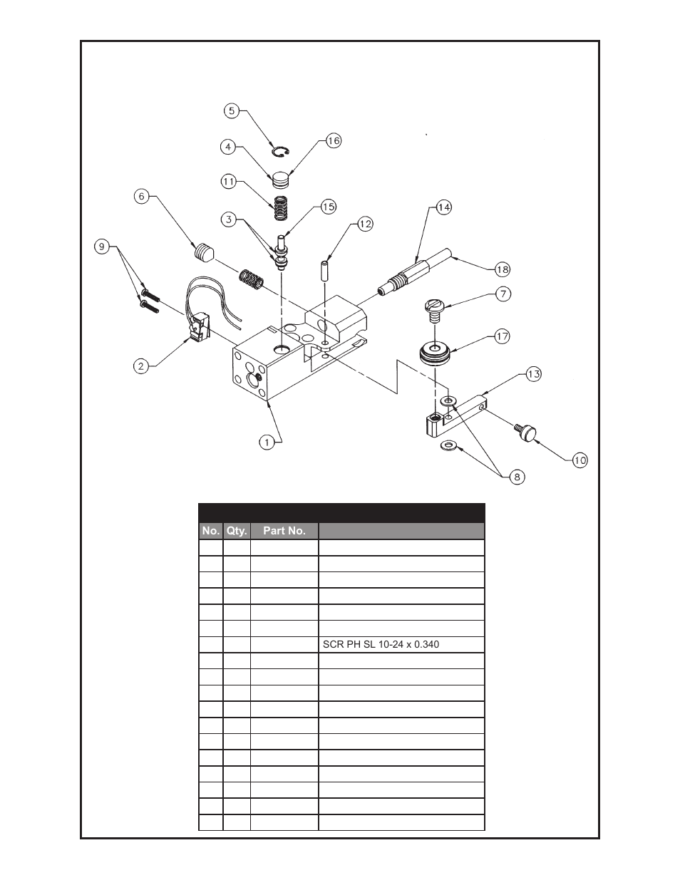 Sidewinder, Gun body assembly | MK Products Sidewinder User Manual | Page 17 / 26