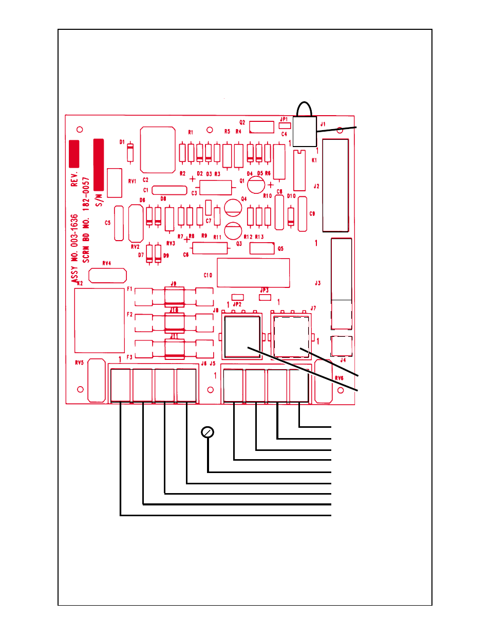 Section 14 main p.c. board connections | MK Products WC-1-110 User Manual | Page 17 / 26