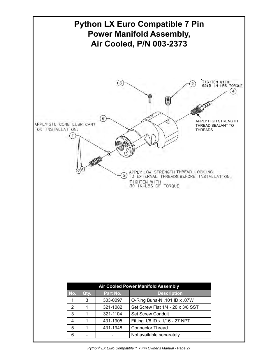 MK Products Python LX Euro User Manual | Page 34 / 41