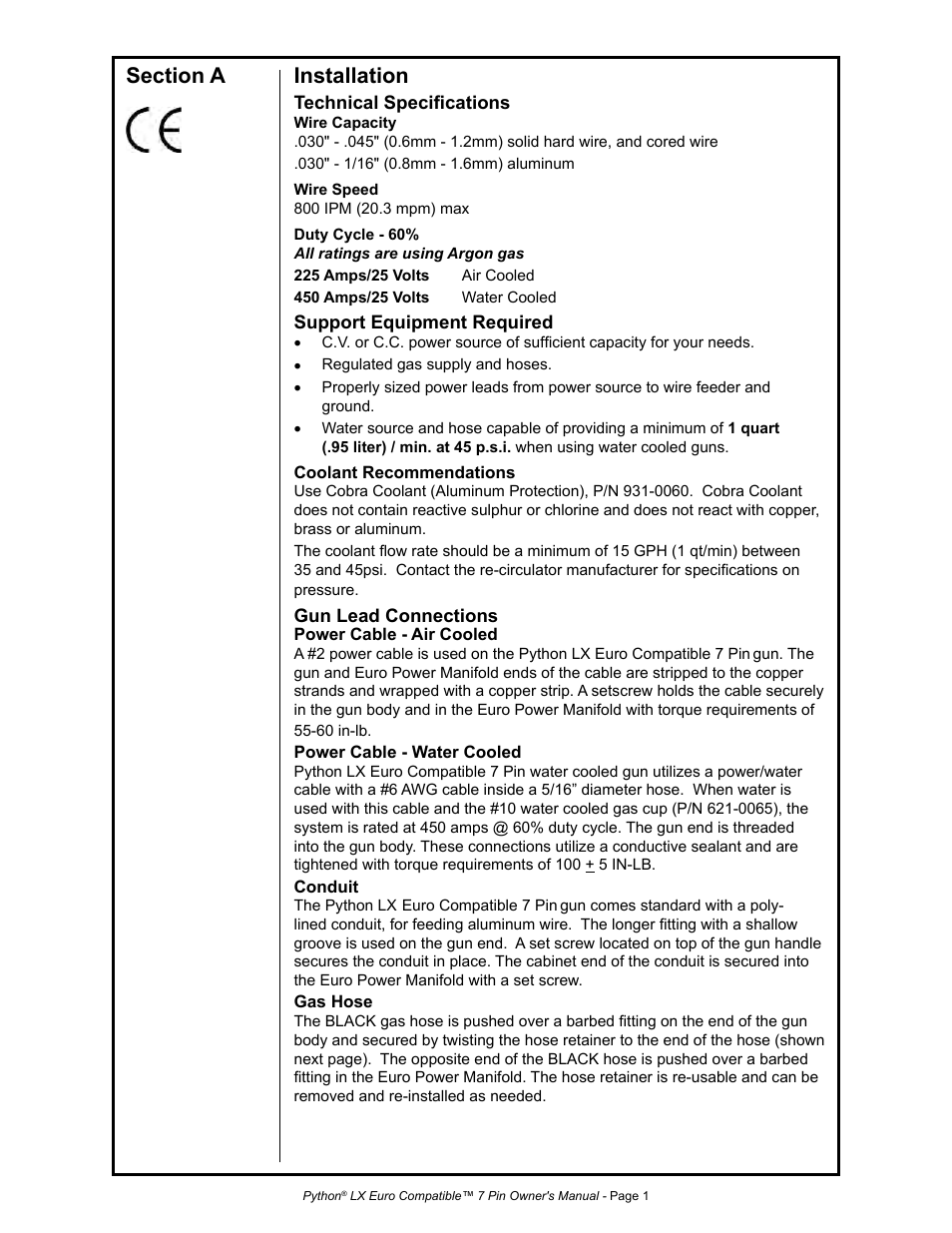 MK Products Python LX Euro User Manual | Page 8 / 41