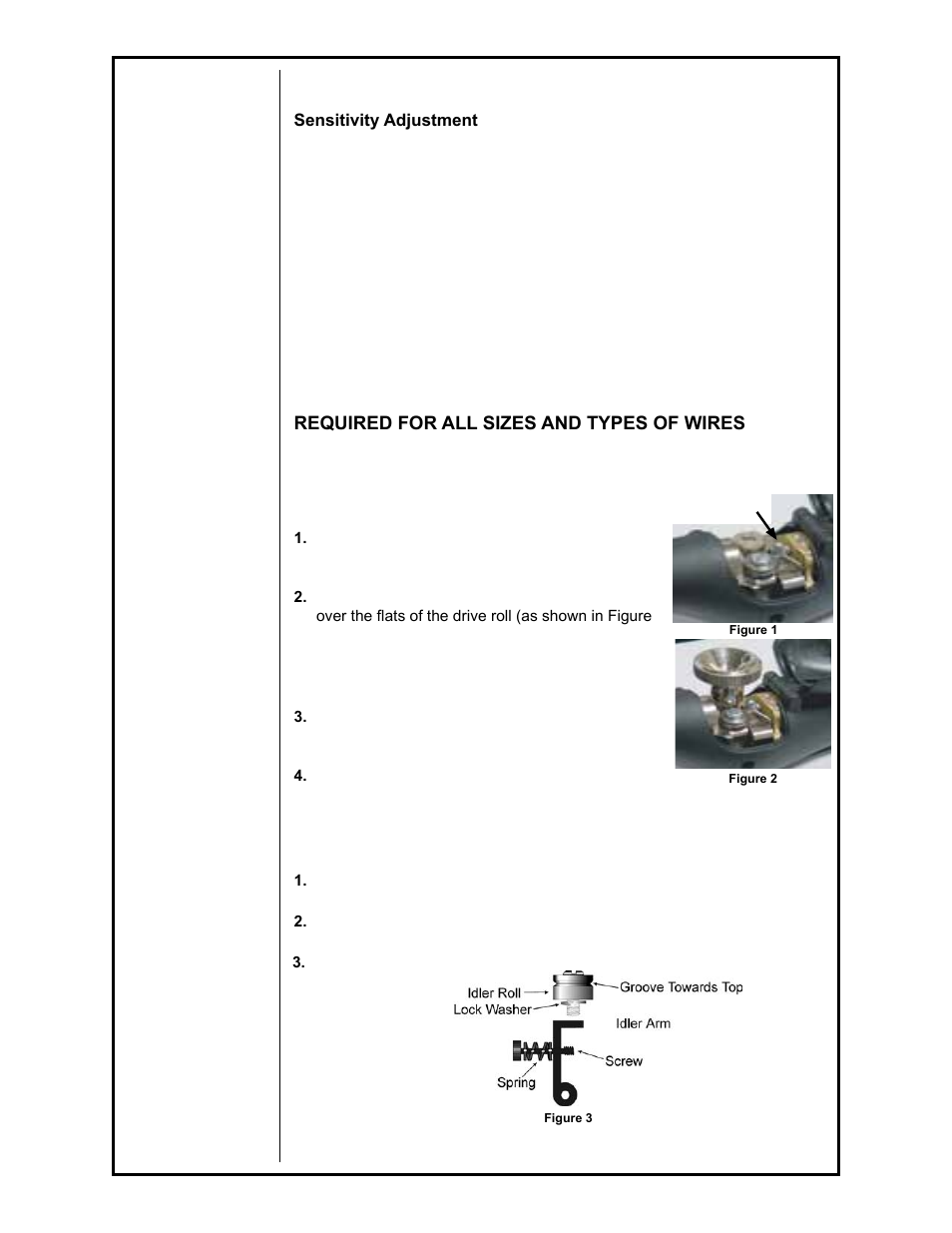 Drive roll and idler rolls | MK Products Cobra MX User Manual | Page 10 / 41