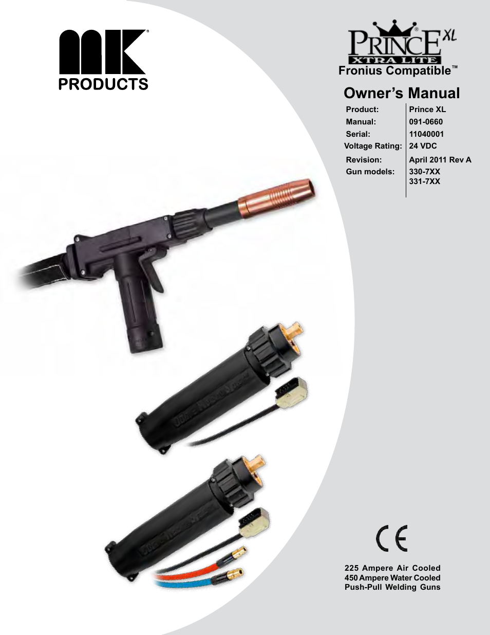 MK Products Prince XL Fronius Com ACWC User Manual | 39 pages