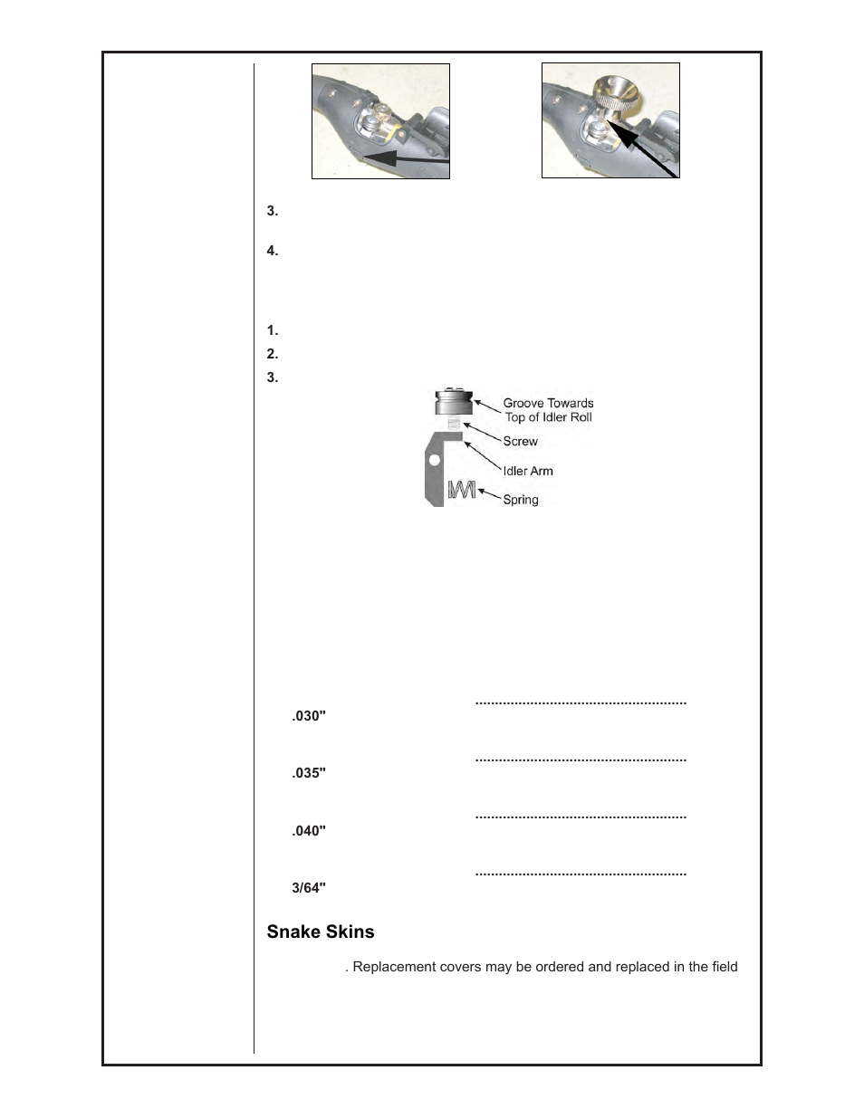 Optional kits, Snake skins | MK Products Cobra SX Fronius Com AC User Manual | Page 11 / 30