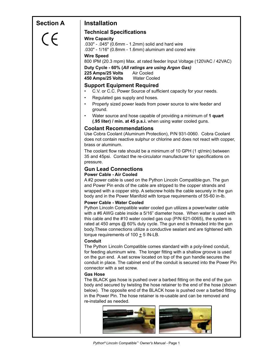 MK Products Python LE Compatible ACWC User Manual | Page 10 / 43