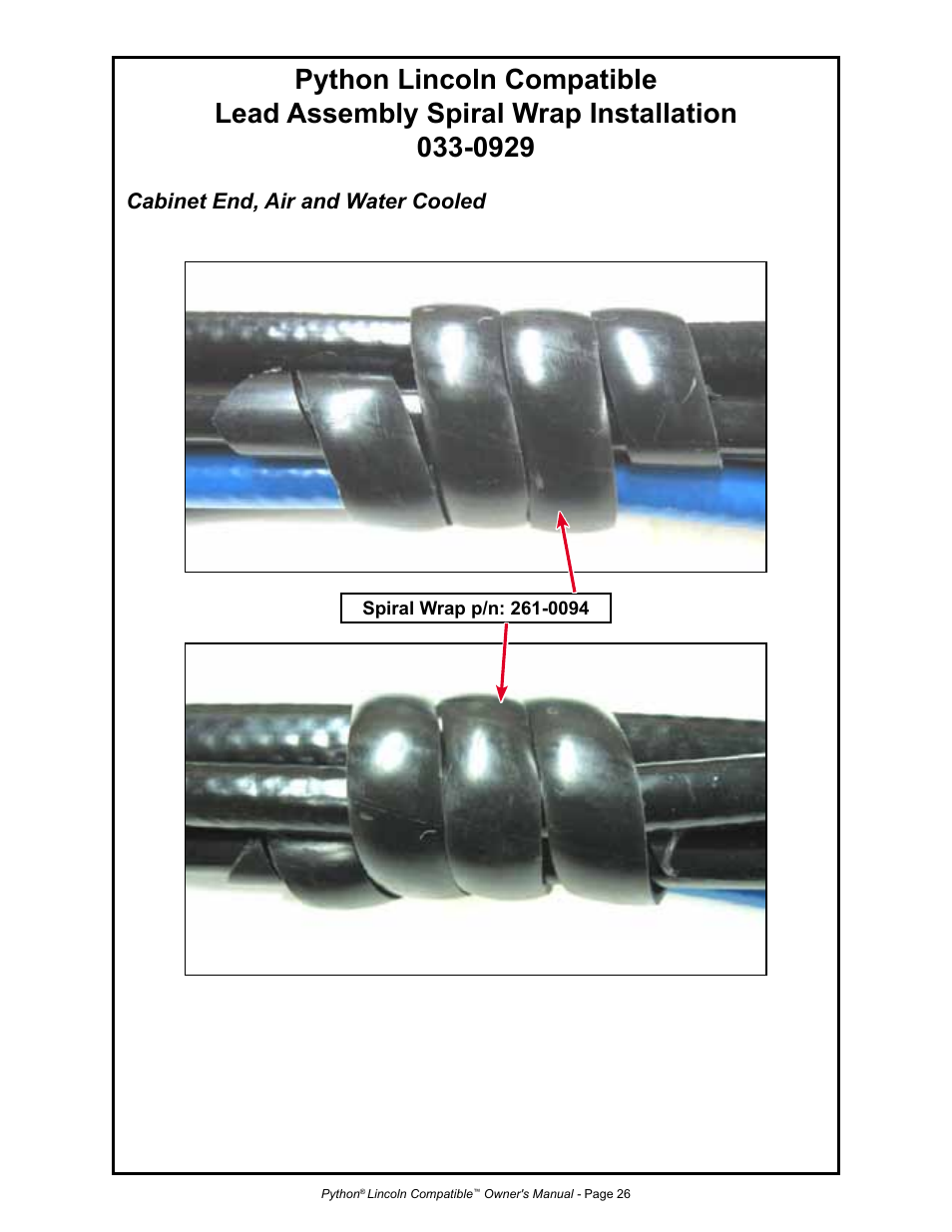 Cabinet end, air and water cooled | MK Products Python LE Compatible ACWC User Manual | Page 35 / 43