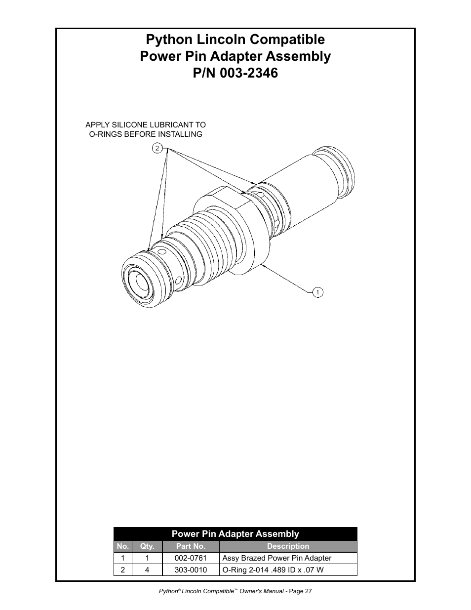 MK Products Python LE Compatible ACWC User Manual | Page 36 / 43