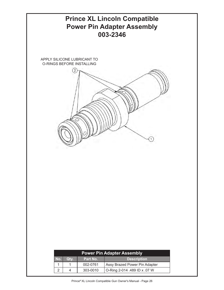 MK Products Prince XL LE Com ACWC User Manual | Page 33 / 41