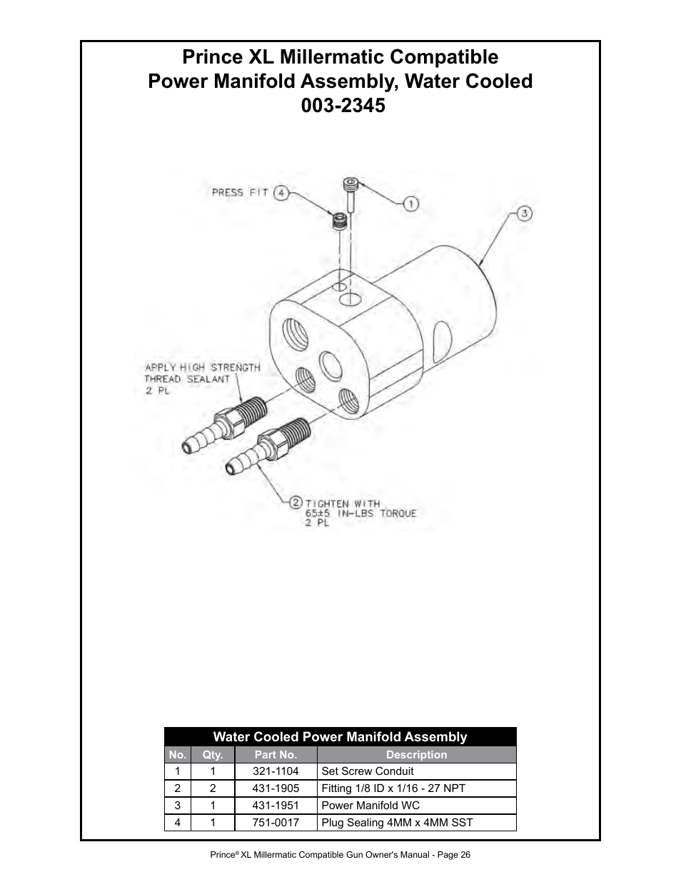 MK Products Prince XL MM Com ACWC User Manual | Page 33 / 39