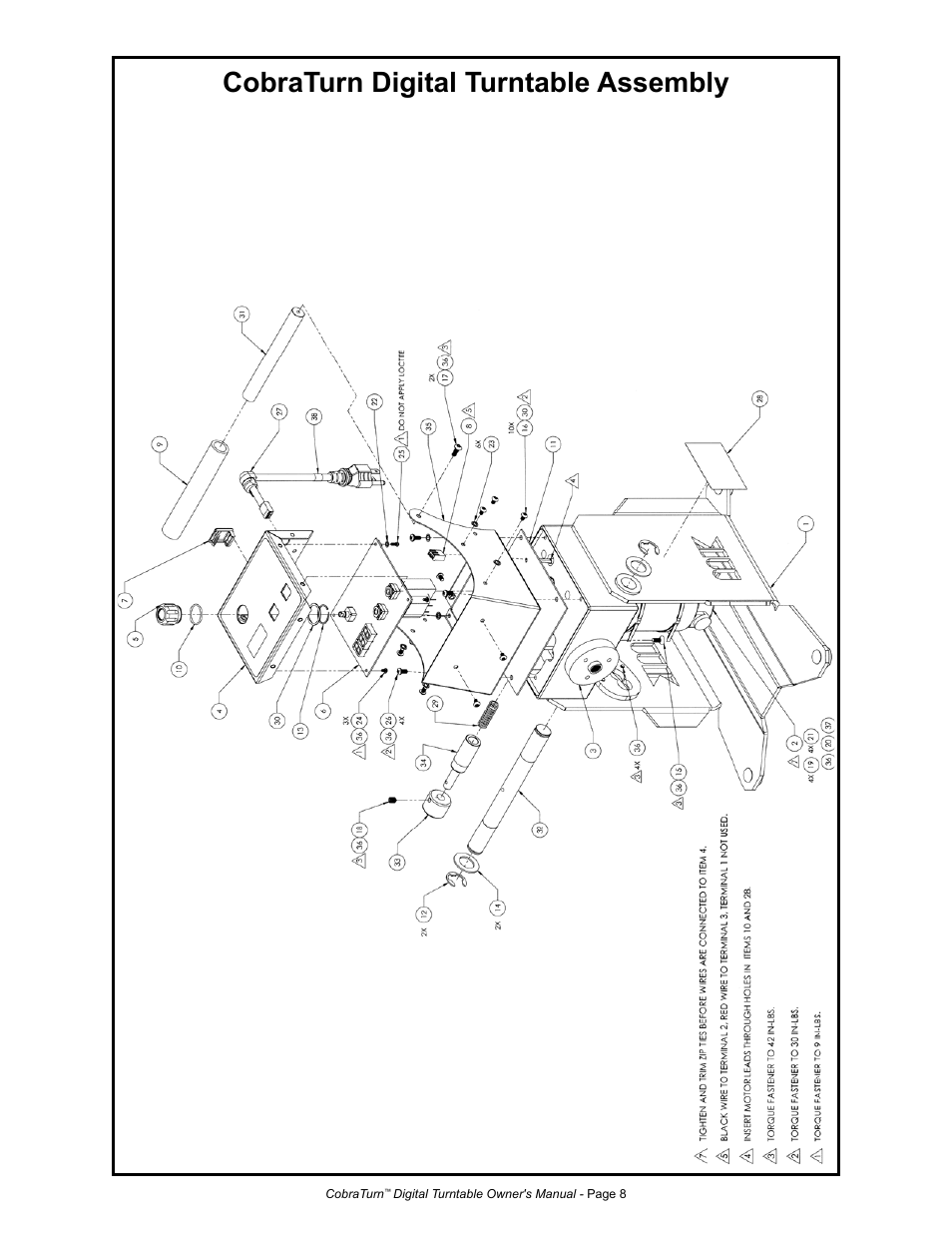 Cobraturn digital turntable assembly | MK Products CobraTurn Digital Turntable User Manual | Page 15 / 23