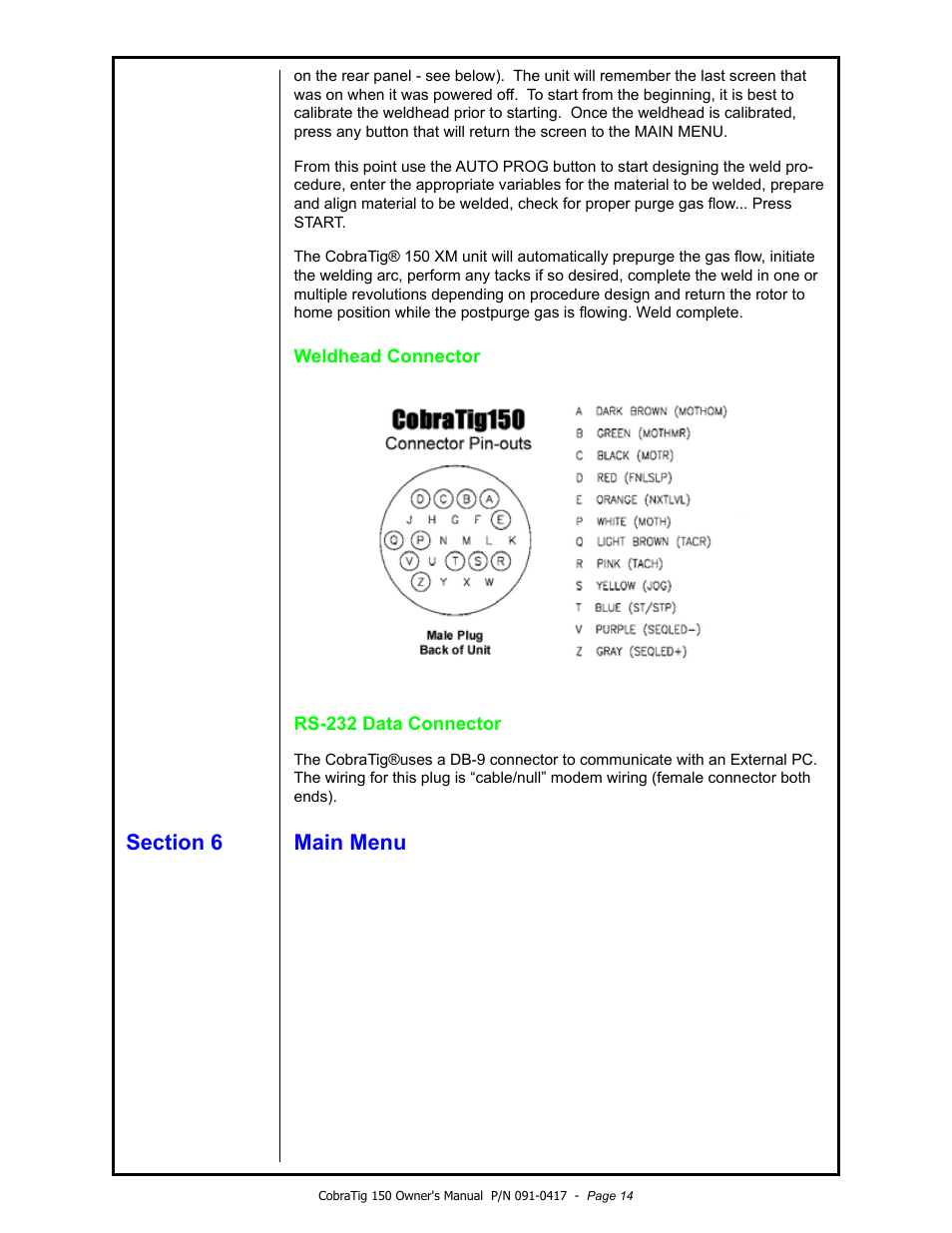 MK Products CobraTig 150 XM User Manual | Page 14 / 32