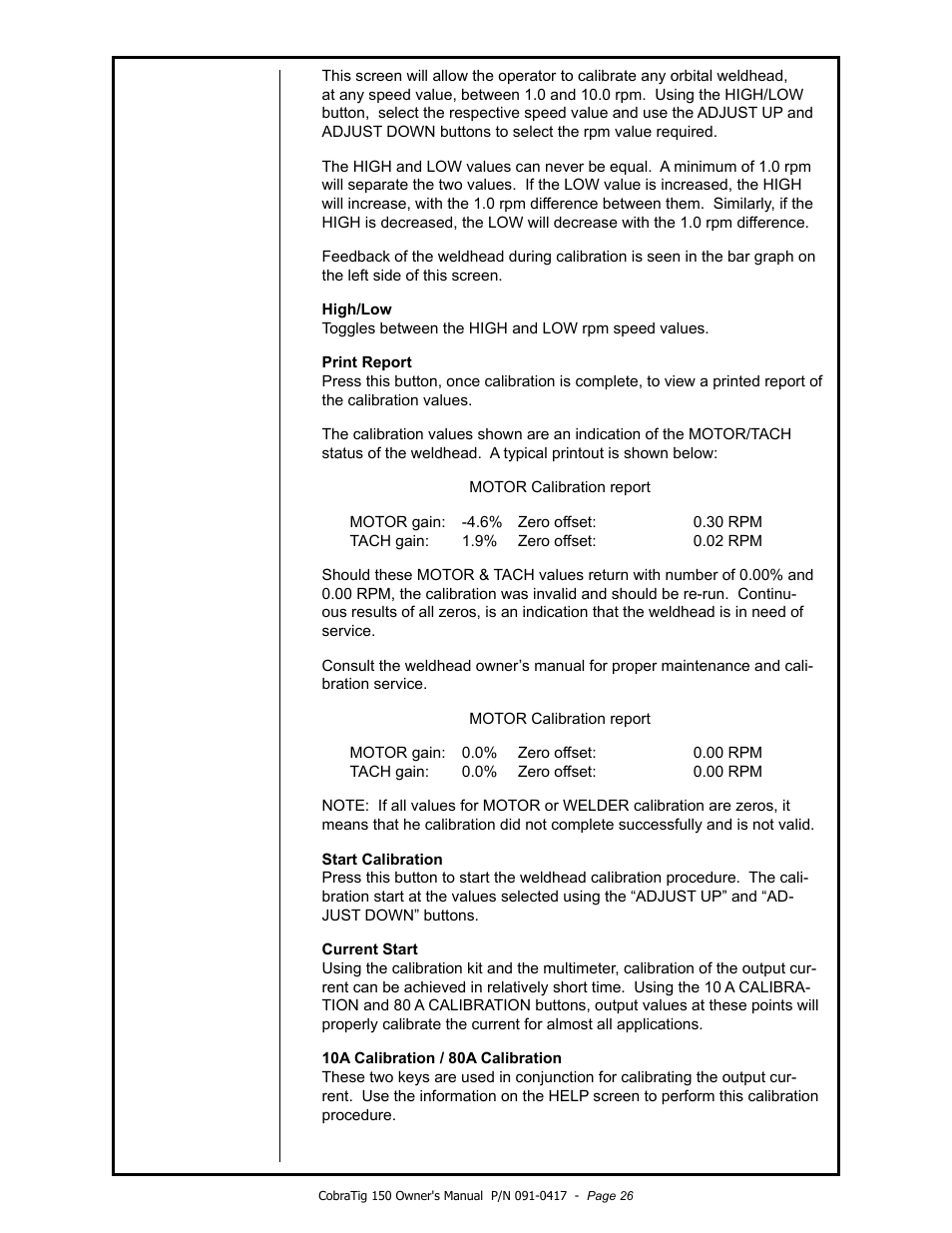 MK Products CobraTig 150 XM User Manual | Page 26 / 32