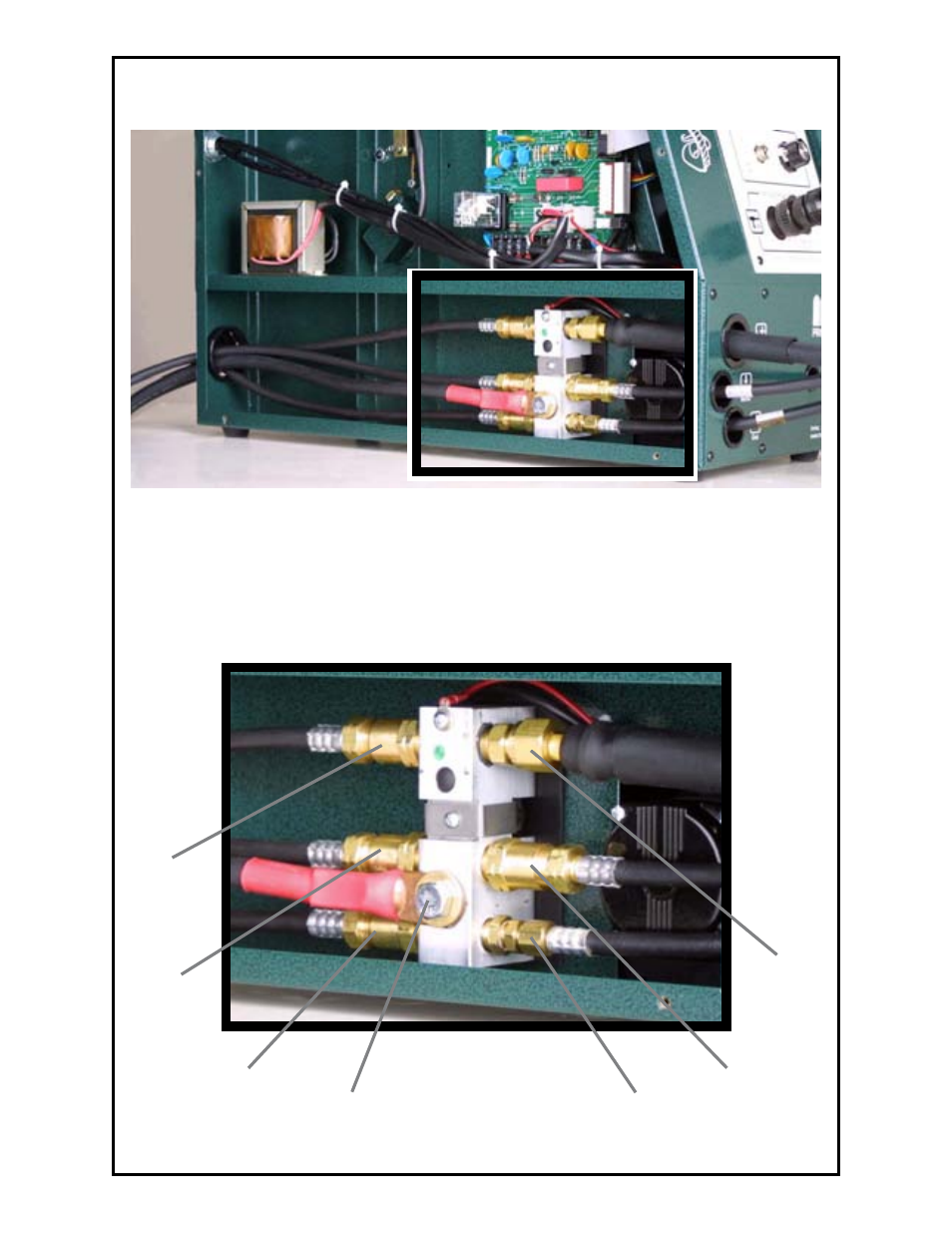 Cabinet and torch hook-up, Input connections torch connections | MK Products Cobramatic 120VAC User Manual | Page 21 / 47