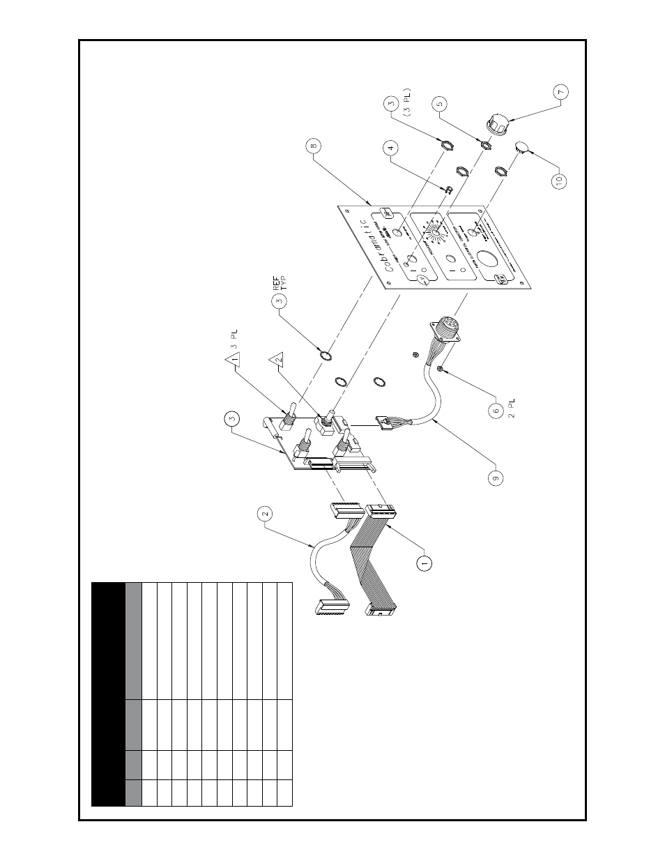 2110 cobramatic front panel assembly | MK Products Cobramatic 120VAC User Manual | Page 24 / 47