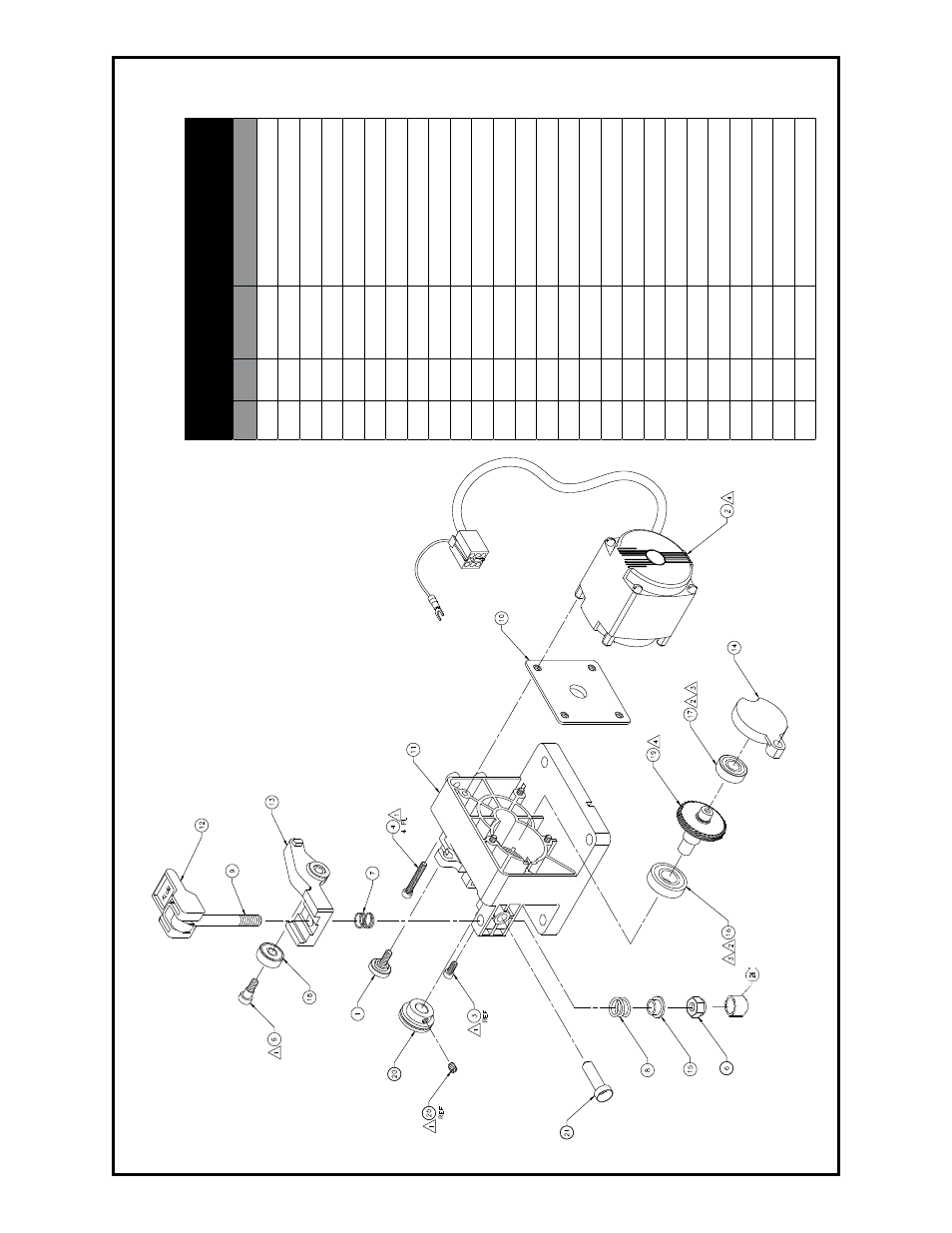 2078 cobramatic slave motor assembly | MK Products Cobramatic 120VAC User Manual | Page 25 / 47