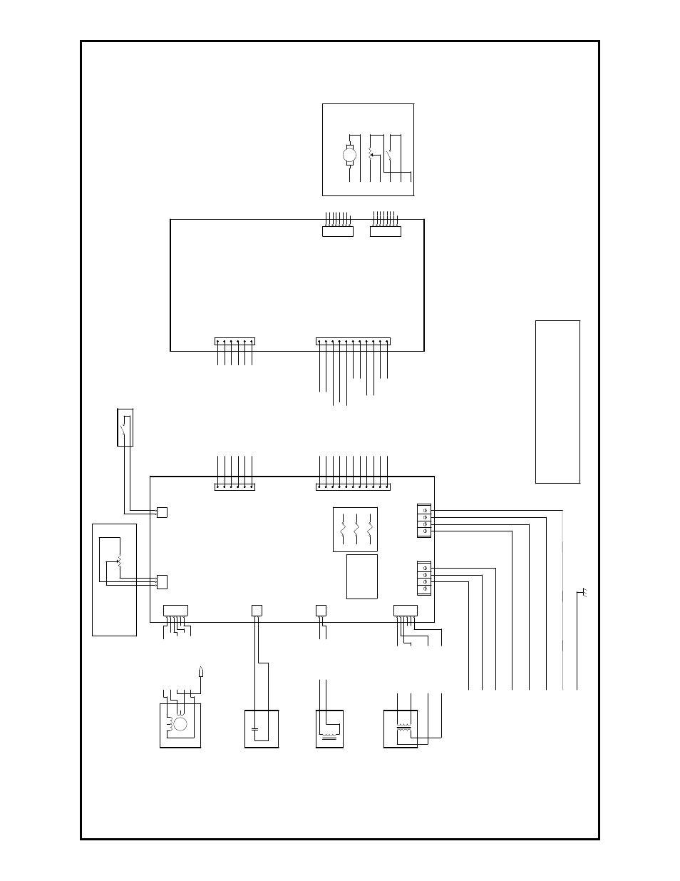 0387 cobramatic block diagram, Front panel, Cobramatic i main board | Cobramatic i, Torch "w" clk, Green, Cobramatic, Owner’s manual - page 25, Amphenol connector ms "w, J2 j1 j3 slave motor | MK Products Cobramatic 120VAC User Manual | Page 32 / 47