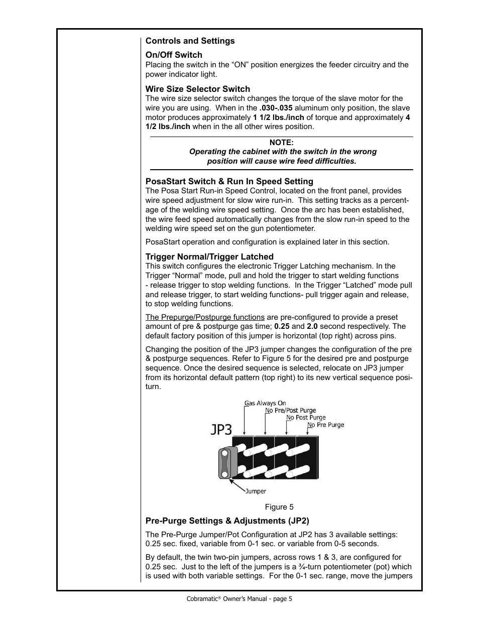 MK Products Cobramatic 120 VAC V6 User Manual | Page 13 / 40