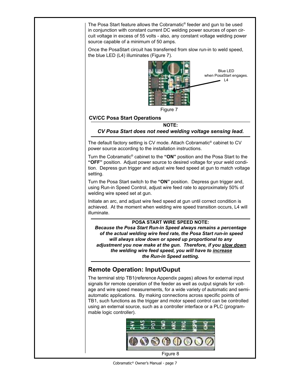 Remote operation: input/ouput | MK Products Cobramatic 120 VAC V6 User Manual | Page 15 / 40