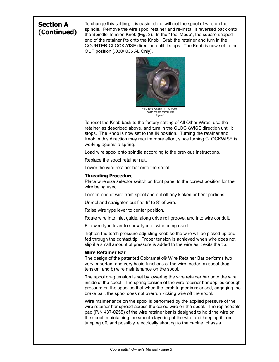 MK Products Cobramatic 42VAC User Manual | Page 11 / 38