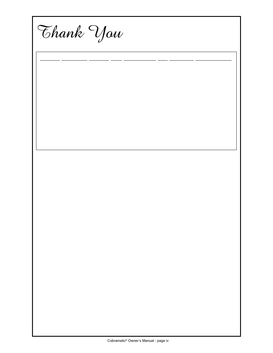 MK Products Cobramatic 42VAC User Manual | Page 6 / 38