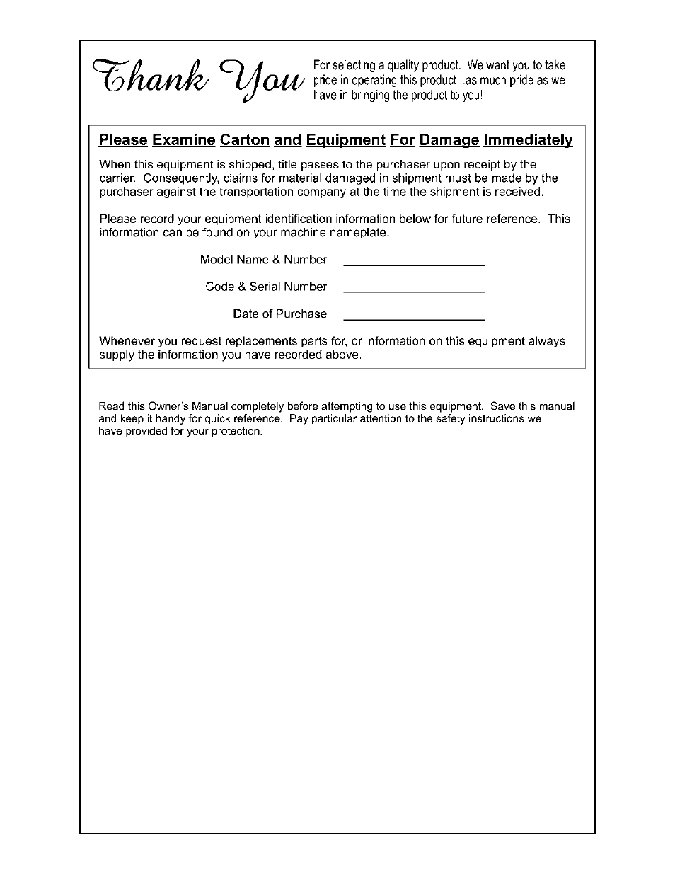 MK Products CobraMig 260 PS/Feeder User Manual | Page 5 / 62