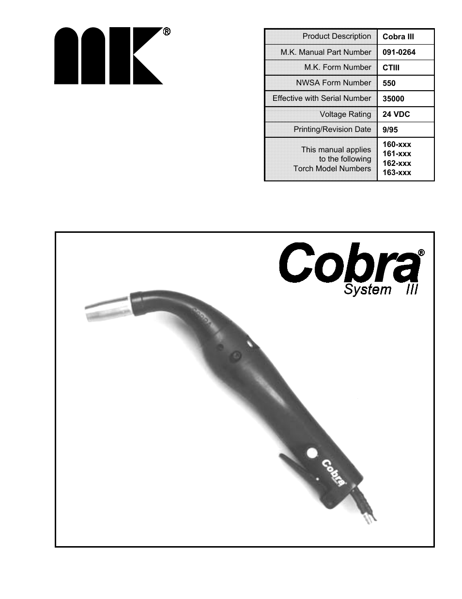 MK Products Cobra System III Gooseneck User Manual | 26 pages