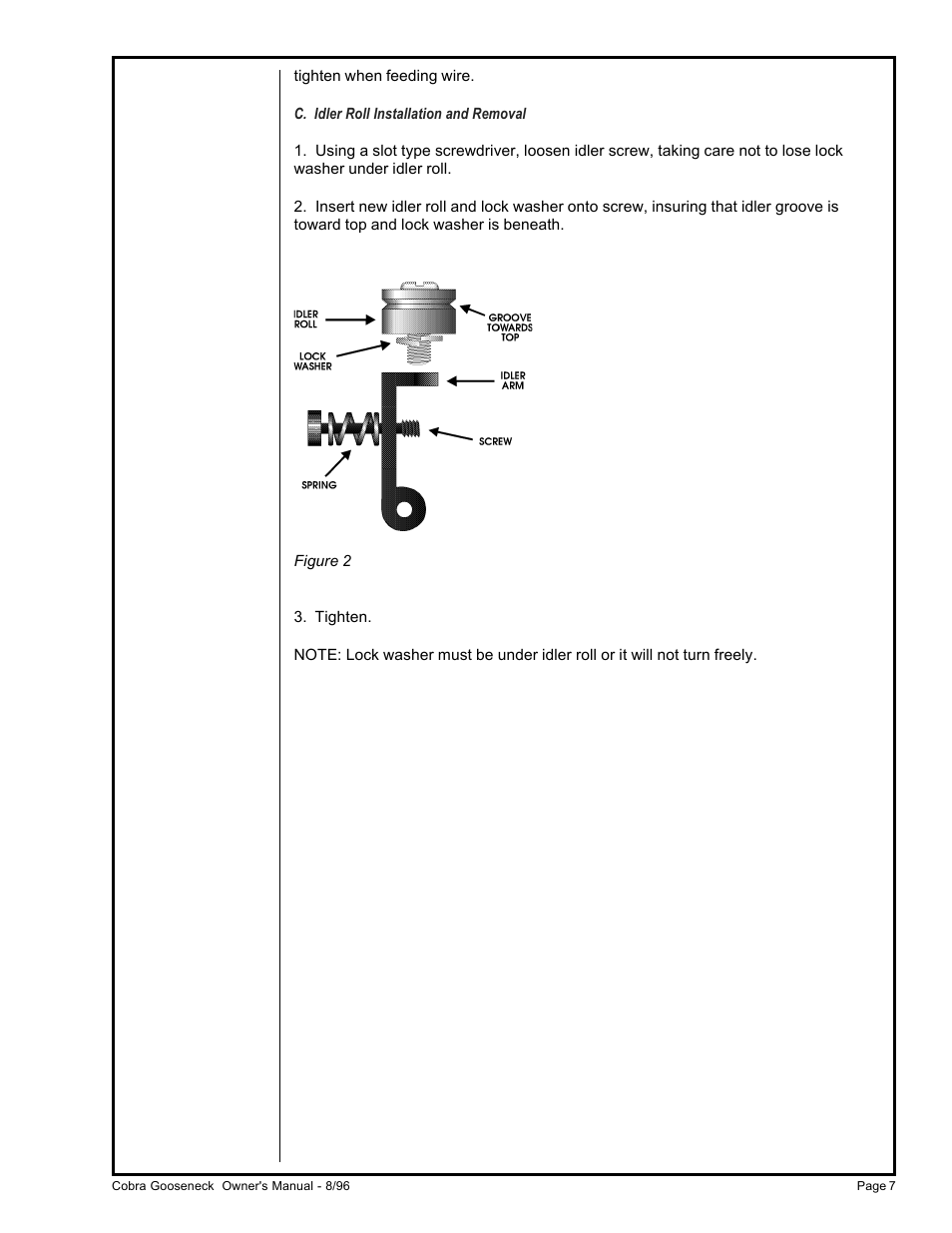 MK Products Cobra System III Gooseneck User Manual | Page 12 / 26