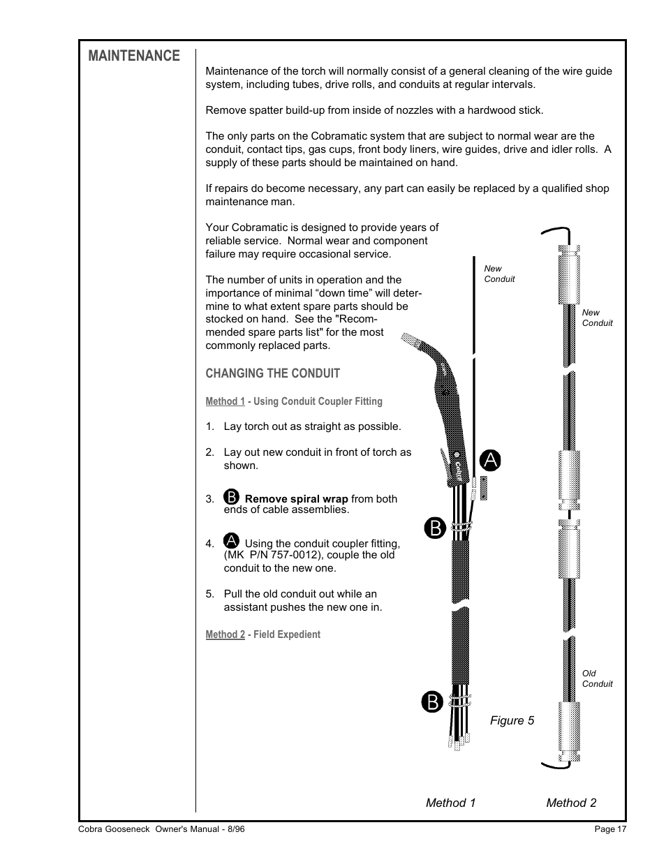 Maintenance | MK Products Cobra System III Gooseneck User Manual | Page 22 / 26