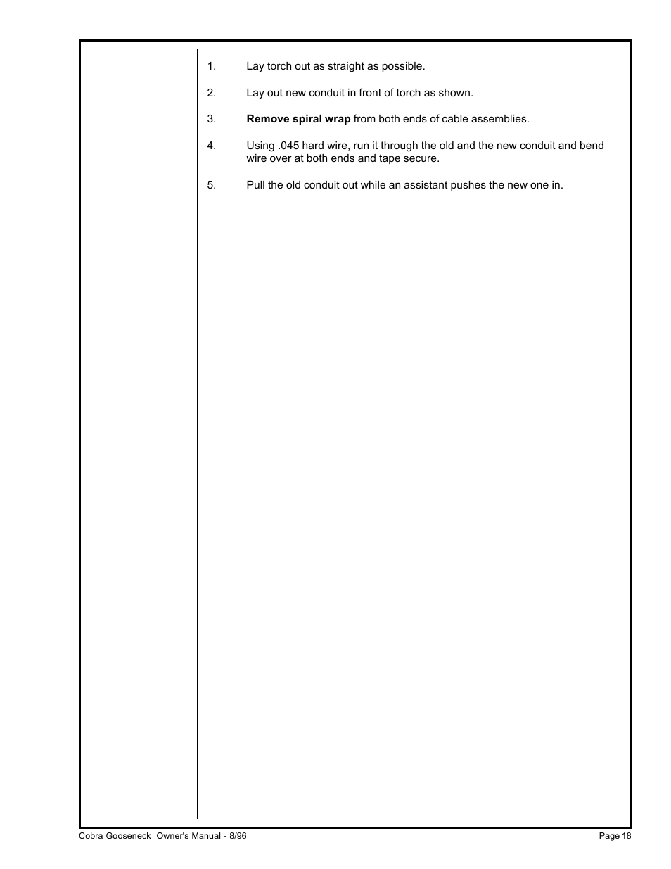 MK Products Cobra System III Gooseneck User Manual | Page 23 / 26