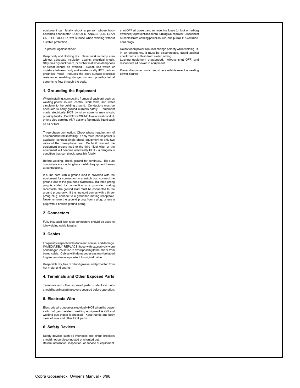 MK Products Cobra System III Gooseneck User Manual | Page 4 / 26