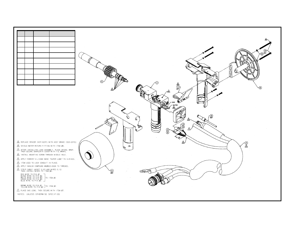 Section 24 prince xl, spool gun 25 ft | MK Products Prince XL/Spool Gun User Manual | Page 27 / 41