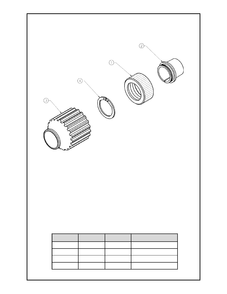 Section 29 taper lock nut assembly, exploded view | MK Products Prince XL/Spool Gun User Manual | Page 32 / 41