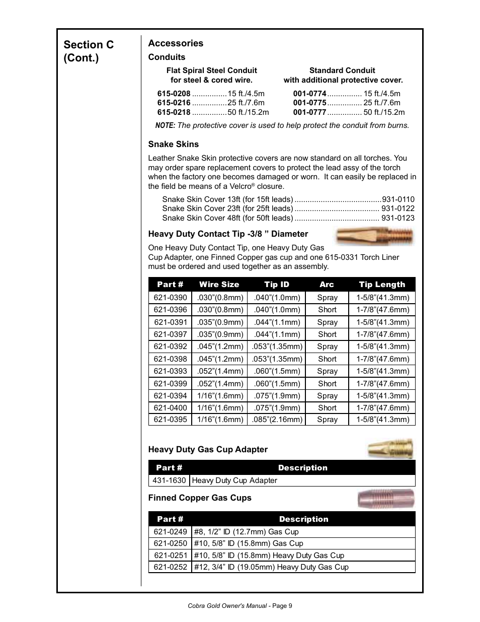 MK Products Cobra Gold Gooseneck User Manual | Page 14 / 41