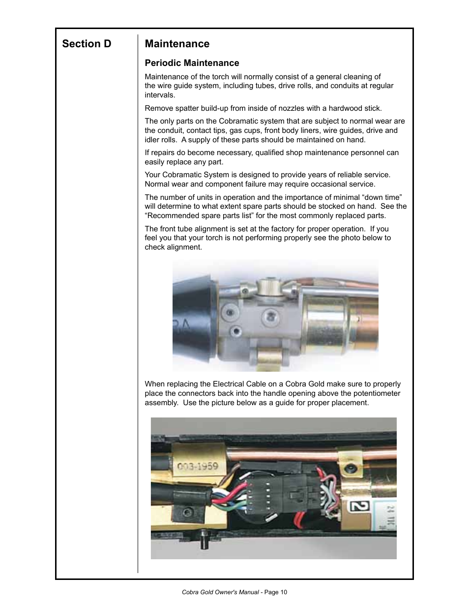 MK Products Cobra Gold Gooseneck User Manual | Page 15 / 41